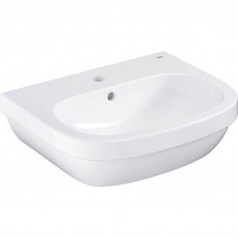 Раковина GROHE EURO CERAMIC 55 см, с гигиеническим покрытием, альпин-белый Раковина GROHE EURO CERAMIC 55 см, с гигиеническим покрытием, альпин-белый