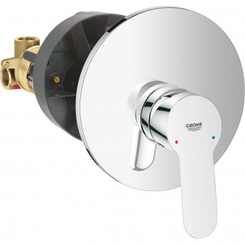 Смеситель для душа GROHE BAUEDGE (внешняя и встраиваемая части), хром Смеситель для душа GROHE BAUEDGE (внешняя и встраиваемая части), хром