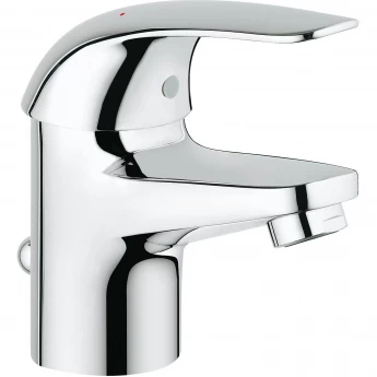 Смеситель для раковины GROHE EUROECO с донным клапаном, хром