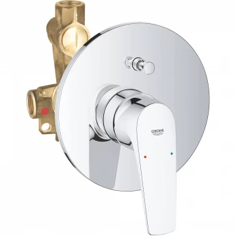 Смеситель для ванны GROHE BAUFLOW для скрытого монтажа, хром (29113000)