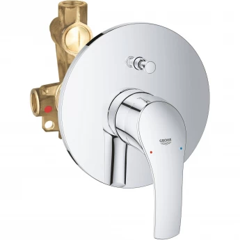 Смеситель для ванны GROHE EUROSMART NEW (внешняя и встраиваемая части), хром