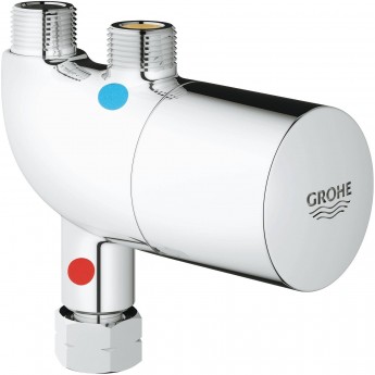 Термостат GROHE GROHTHERM MICRO для установки под раковиной или мойкой, термическая защита от ожога, хром
