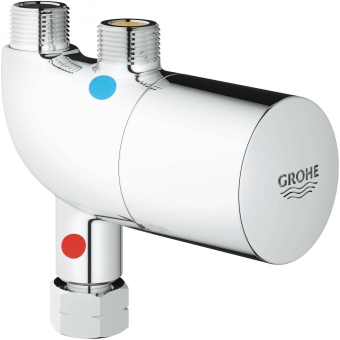 Термостат GROHE GROHTHERM MICRO для установки под раковиной или мойкой, термическая защита от ожога, хром 34487000