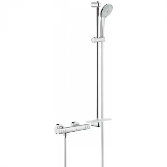 Термостатический смеситель для душа GROHE GROHTHERM 1000 COSMOPOLITAN NEW с душевым гарнитуром (штанга 900 мм), хром