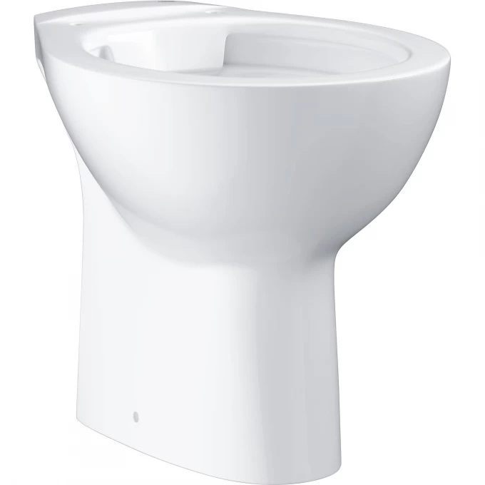 Унитаз напольный безободковый GROHE BAU CERAMIC, выпуск в пол (без сиденья), альпин-белый () 39431000 Унитаз напольный безободковый GROHE BAU CERAMIC, выпуск в пол (без сиденья), альпин-белый () 39431000