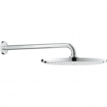 Верхний душ с кронштейном GROHE RAINSHOWER COSMOPOLITAN METAL, диаметр 310 мм, с ограничением расхода воды, хром (26066000) Верхний душ с кронштейном GROHE RAINSHOWER COSMOPOLITAN METAL, диаметр 310 мм, с ограничением расхода воды, хром (26066000)